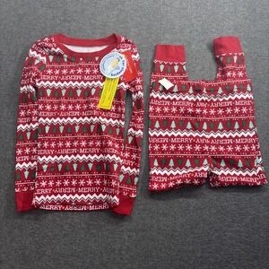 Holiday Lane Kids Snug Fit Plaid Cotton Matching Family Pajamas Set Size 7 NWT